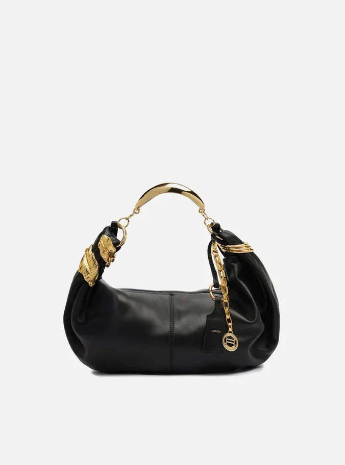 Bolsa Tiracolo em Couro Preto